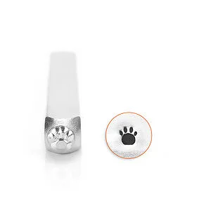 STAMPO PER METALLI - IMPRONTA DI CANE 3 MM